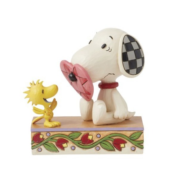 Snoopy avec le nez dans le cœur - Peanuts