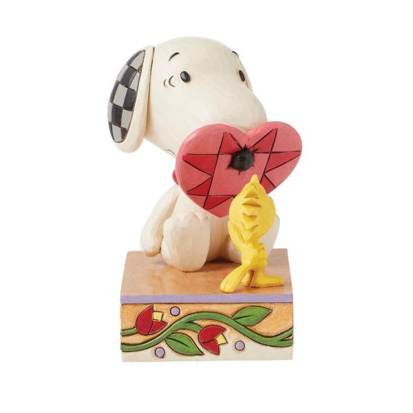 Snoopy avec le nez dans le cœur - Peanuts