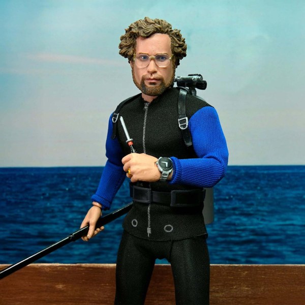 LES DENTS DE LA MER - FIGURINE ARTICULÉE 8" - HOOPER (CAGE À REQUIN)
