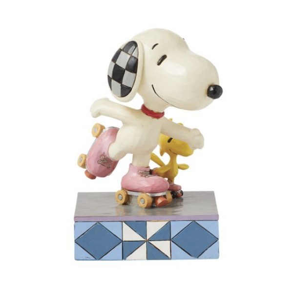 Snoopy et Woodstock en roller - Peanuts
