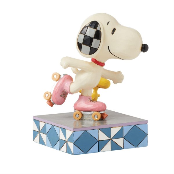 Snoopy et Woodstock en roller - Peanuts