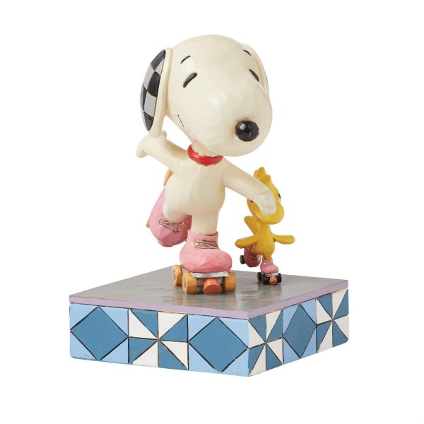 Snoopy et Woodstock en roller - Peanuts