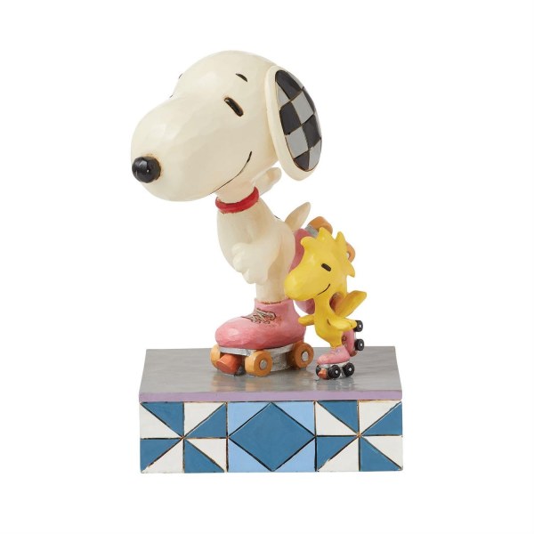 Snoopy et Woodstock en roller - Peanuts