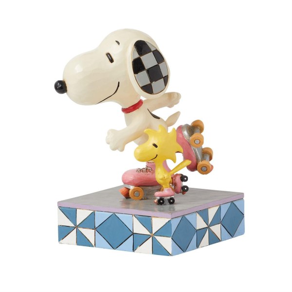 Snoopy et Woodstock en roller - Peanuts