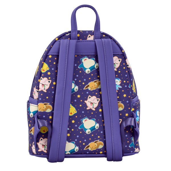 Sac à dos Loungefly Pokémon Pikachu endormi et ses amis 26 cm