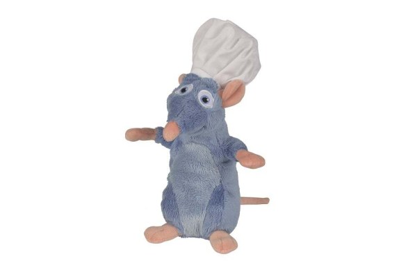 DISNEY - Peluche Ratatouille - Remy avec toque - 20 cm