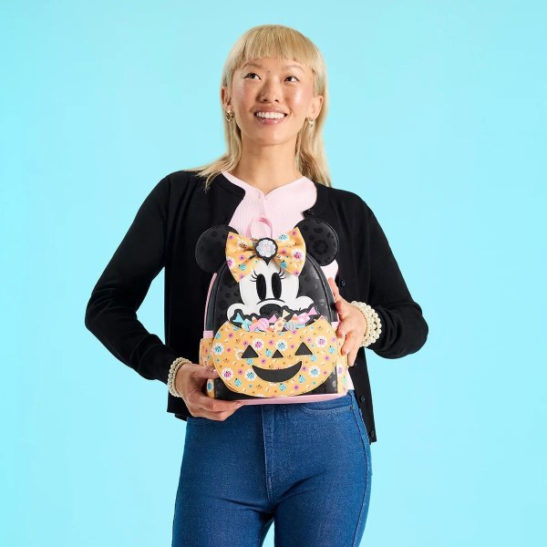 MINI SAC À MINNIE MOUSE CITROUILLE - DISNEY LOUNGEFLY