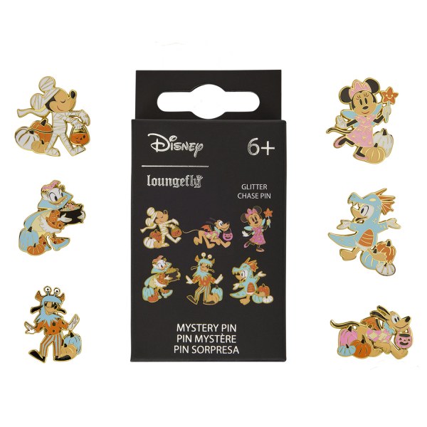 PINS MYSTÈRE COSTUME HALLOWEEN MICKEY ET SES AMIS - DISNEY LOUNGEFLY