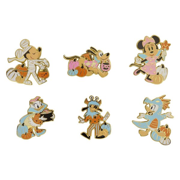 PINS MYSTÈRE COSTUME HALLOWEEN MICKEY ET SES AMIS - DISNEY LOUNGEFLY