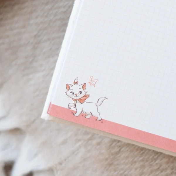 CARNET A5 PREMIUM COUVERTURE PELUCHE MARIE - DISNEY LES ARISTOCHATS