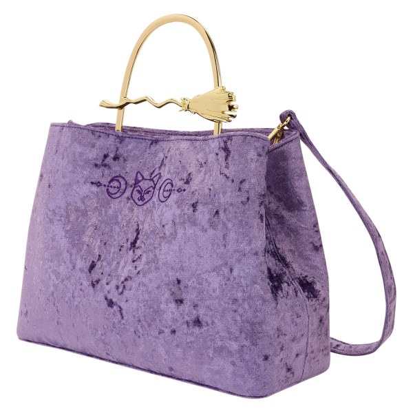 SAC À MAIN EN VELOURS AVEC MANCHE À BALAI - DISNEY LOUNGEFLY HOCUS POCUS