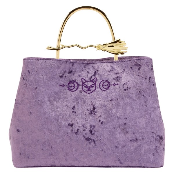 SAC À MAIN EN VELOURS AVEC MANCHE À BALAI - DISNEY LOUNGEFLY HOCUS POCUS