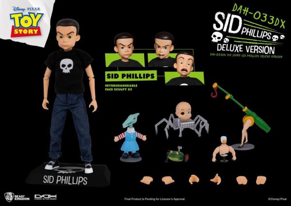 Figurine Toy Story Dynamic Action Heroes Sid Phillips Deluxe Version 14 cm