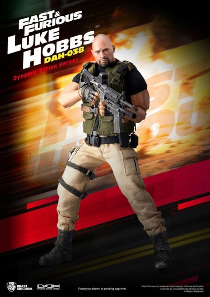 Figurine Fast & Furious Dynamic Action Heroes 1/9 Luke Hobbs 21 cm