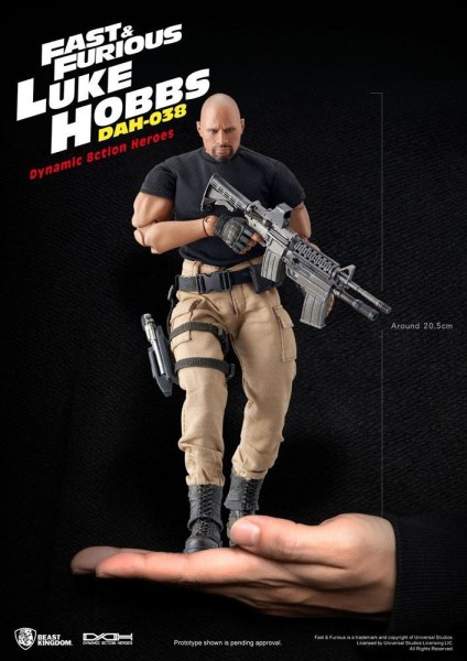 Figurine Fast & Furious Dynamic Action Heroes 1/9 Luke Hobbs 21 cm