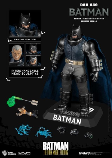 Figurine Batman The Dark Knight Returns Dynamic Action Heroes 1/9 Batman blindé 21 cm