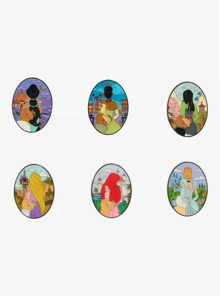Pin's Princesse tenant la main dans le dos - Disney Loungefly