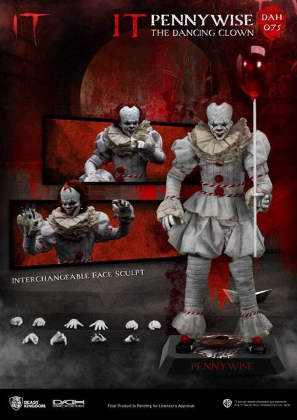Figurine Pennywise « Il » Dynamic Action Heroes 1/9 21 cm