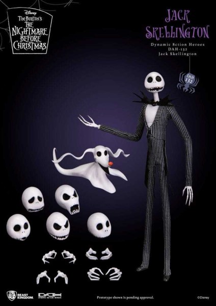 Figurine Jack 21 cm de Dynamic Action Heroes à l'échelle 1/9 de Noël avant Noël