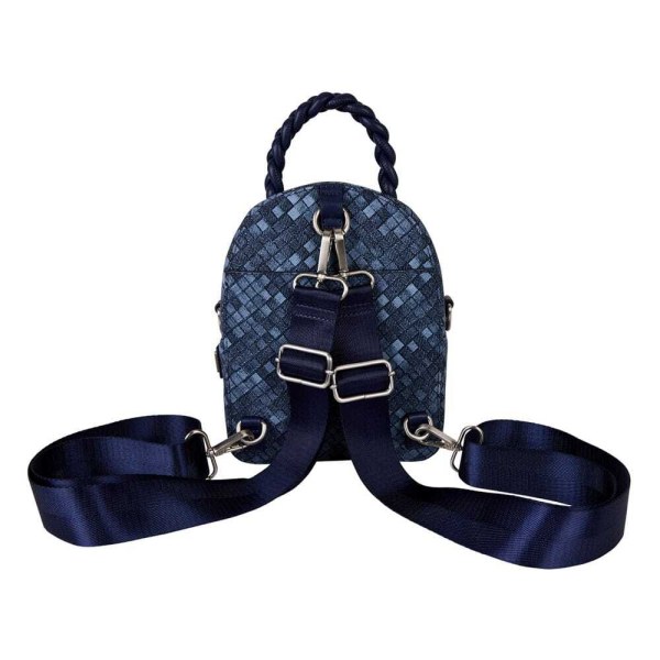 Mini sac à dos convertible en denim - Loungefly