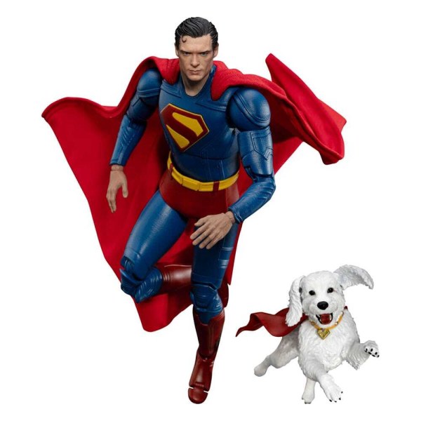 Superman (2025) Figurine Superman & Krypto 21 cm
