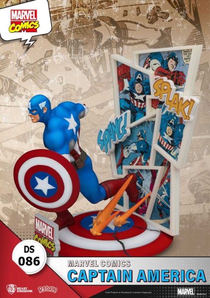 diorama PVC Marvel Comics D-Stage Captain America 16 cm