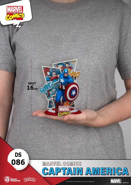 diorama PVC Marvel Comics D-Stage Captain America 16 cm