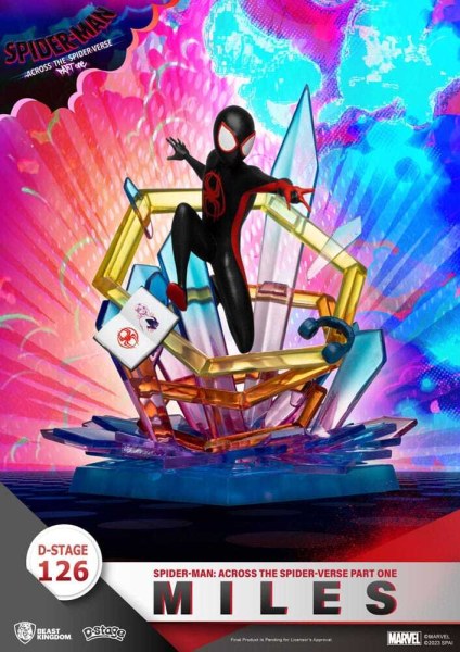 diorama Marvel en PVC D-Stage Spider-Man : Across the Spider-Verse Part One-Miles 15 cm