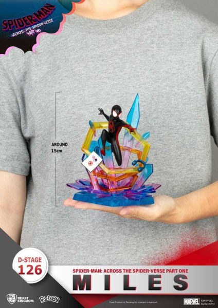 diorama Marvel en PVC D-Stage Spider-Man : Across the Spider-Verse Part One-Miles 15 cm