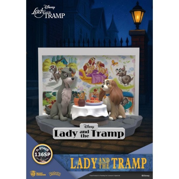 Statuette PVC Disney D-Stage La Belle et le Clochard 12 cm