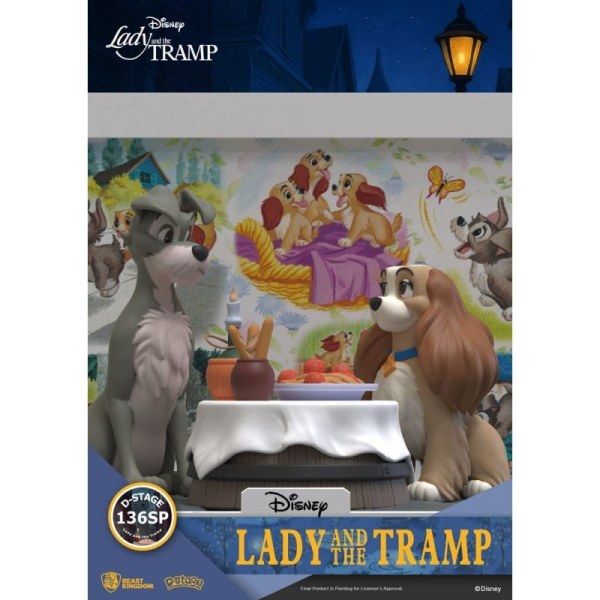 Statuette PVC Disney D-Stage La Belle et le Clochard 12 cm