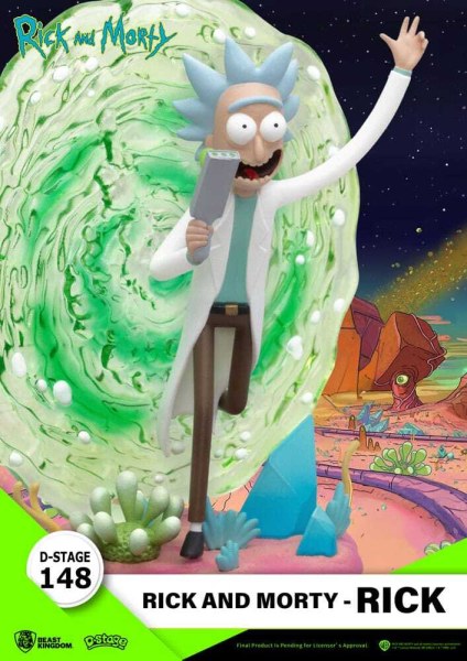 diorama Rick & Morty PVC D-Stage Rick 14 cm