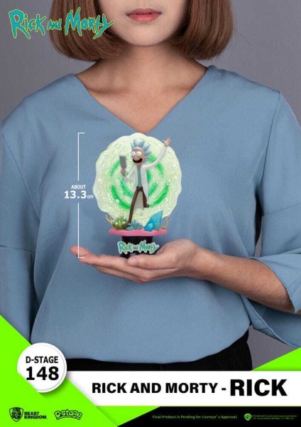 diorama Rick & Morty PVC D-Stage Rick 14 cm