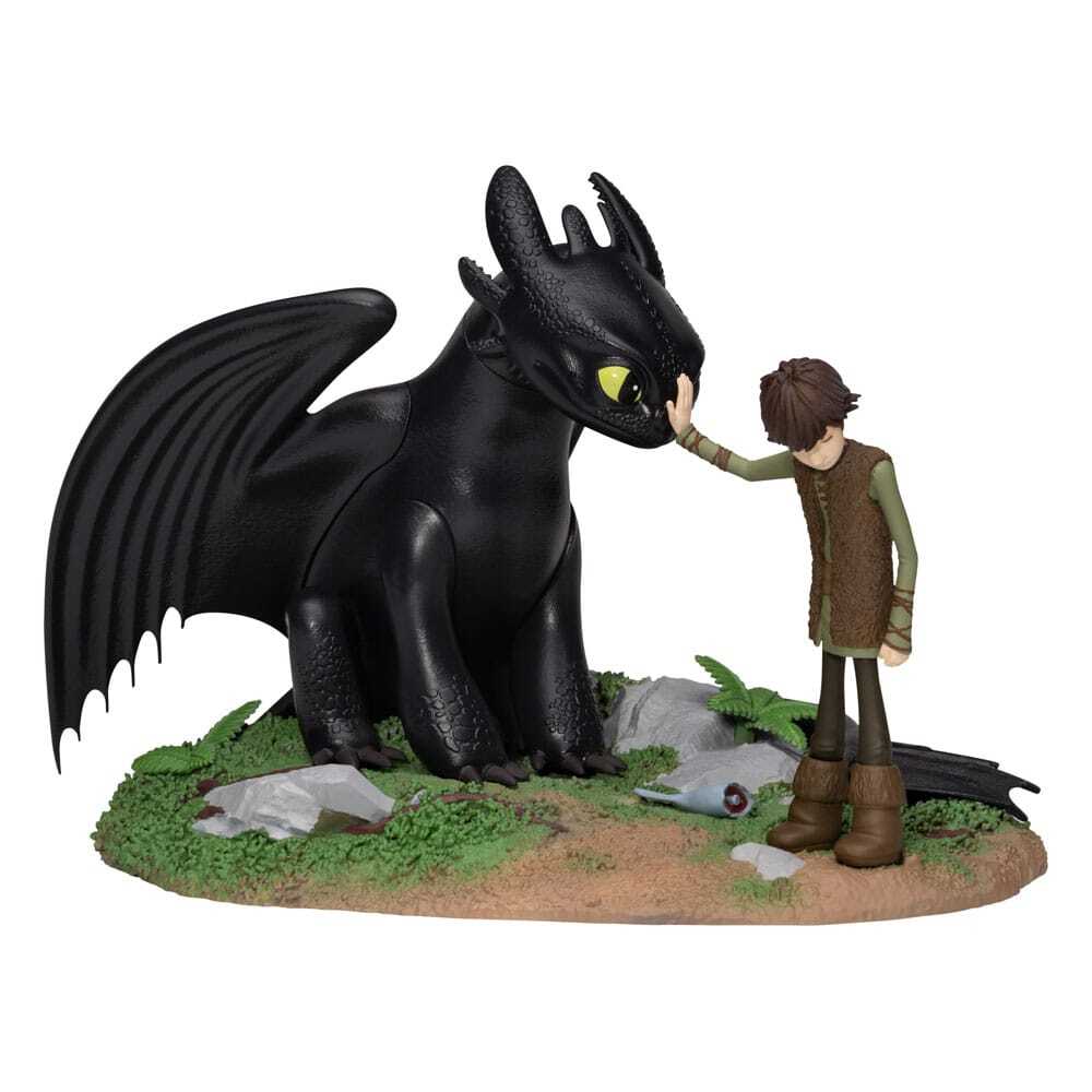 Statuette PVC Dragons D-Stage Krokmou et Harold 15 cm