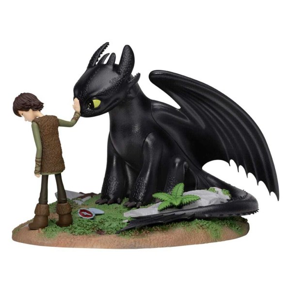 Statuette PVC Dragons D-Stage Krokmou et Harold 15 cm