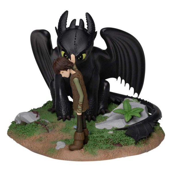 Statuette PVC Dragons D-Stage Krokmou et Harold 15 cm