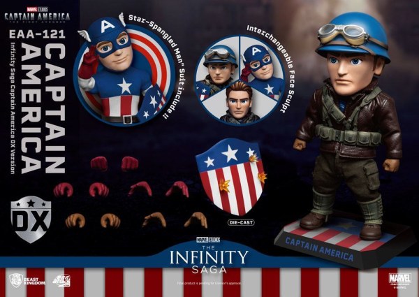 Captain America: Le Premier Avenger Figurine Egg Attack Captain America Version DX 17 cm