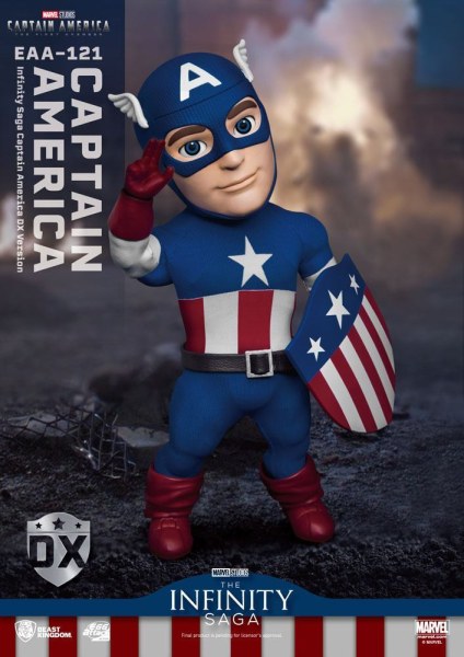Captain America: Le Premier Avenger Figurine Egg Attack Captain America Version DX 17 cm