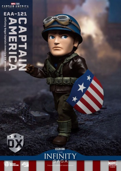 Captain America: Le Premier Avenger Figurine Egg Attack Captain America Version DX 17 cm