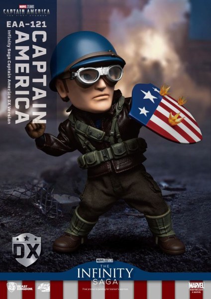 Captain America: Le Premier Avenger Figurine Egg Attack Captain America Version DX 17 cm