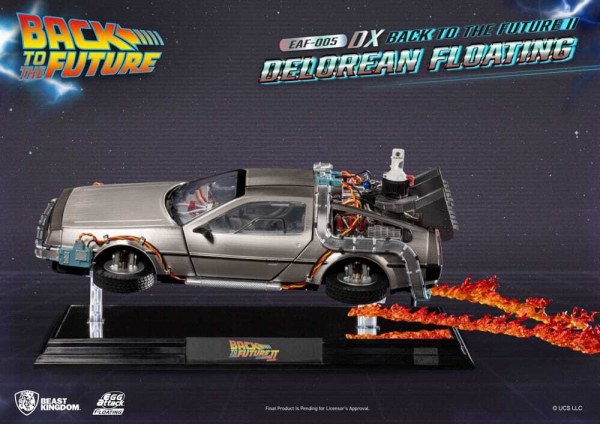 Statuette Retour vers le futur Egg Attack Floating Retour vers le futur II DeLorean Deluxe Version heo EU Exclusive 20 cm