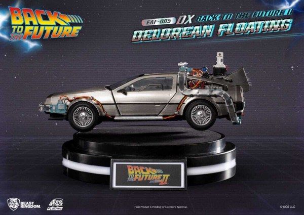 Statuette Retour vers le futur Egg Attack Floating Retour vers le futur II DeLorean Deluxe Version heo EU Exclusive 20 cm