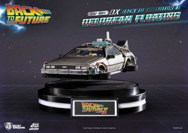 Statuette Retour vers le futur Egg Attack Floating Retour vers le futur II DeLorean Deluxe Version heo EU Exclusive 20 cm