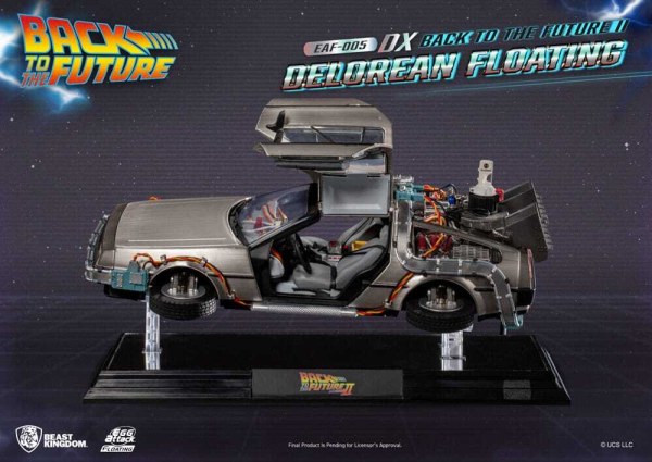 Statuette Retour vers le futur Egg Attack Floating Retour vers le futur II DeLorean Deluxe Version heo EU Exclusive 20 cm