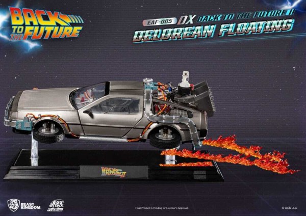 Statuette Retour vers le futur Egg Attack Floating Retour vers le futur II DeLorean Deluxe Version heo EU Exclusive 20 cm
