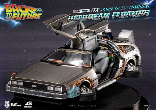 Statuette Retour vers le futur Egg Attack Floating Retour vers le futur II DeLorean Deluxe Version heo EU Exclusive 20 cm