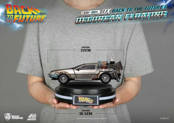 Statuette Retour vers le futur Egg Attack Floating Retour vers le futur II DeLorean Deluxe Version heo EU Exclusive 20 cm