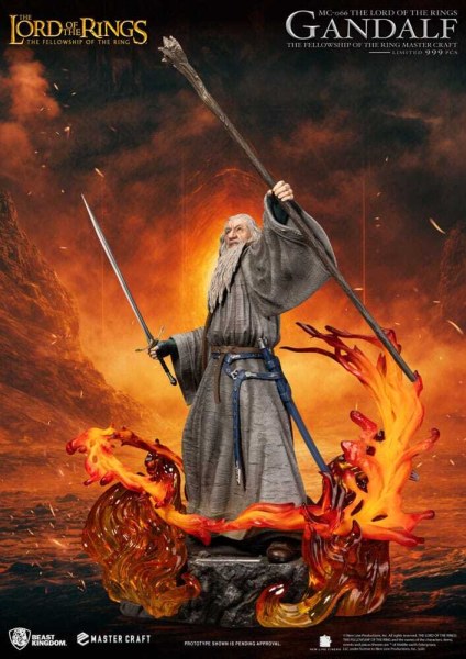 Statue de Gandalf Master Craft du Seigneur des Anneaux 58 cm
