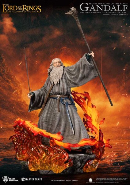 Statue de Gandalf Master Craft du Seigneur des Anneaux 58 cm