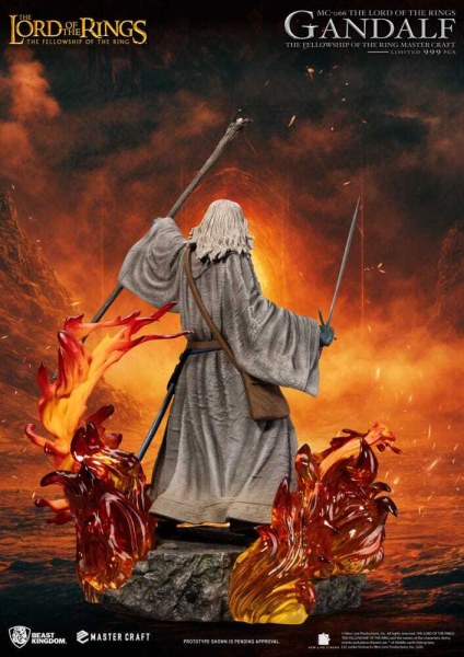 Statue de Gandalf Master Craft du Seigneur des Anneaux 58 cm